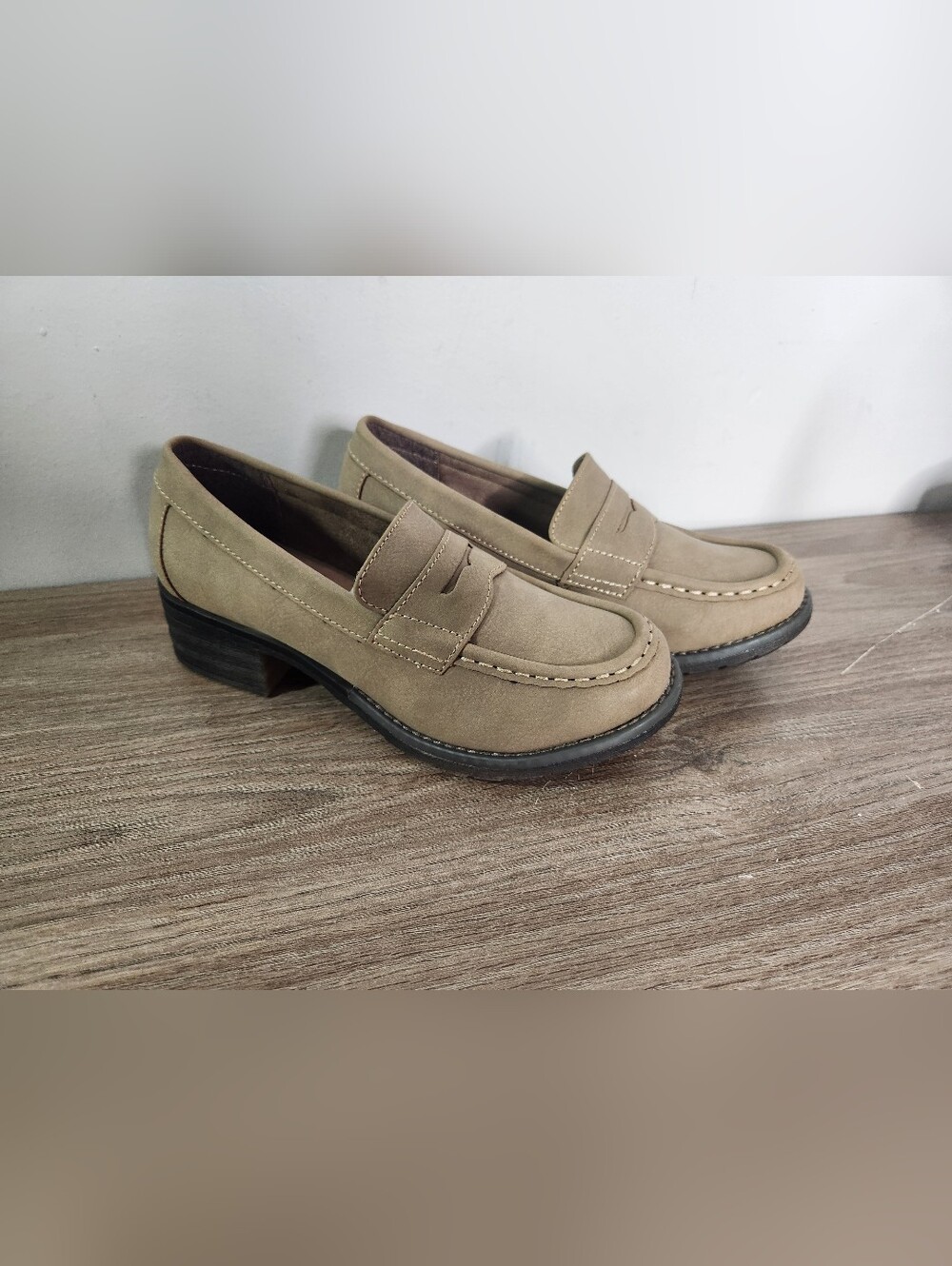 Eastland Holly Tan Penny Loafers